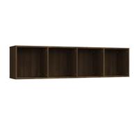 AX Libreria Scaffale 4scomparti 143x30x36cm Rovere Portaoggetti MC50Kg 0K 815272