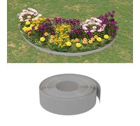 vidaXL Bordatura per giardino 25 m 15 cm PE Grigio