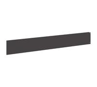 vidaXL Bordatura per prato 10 pz 100 x 15 cm acciaio nero