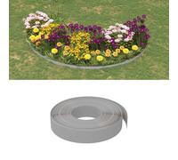 vidaXL Bordature da Giardino 2 pz Grigie 10 m 10 cm in Polietilene