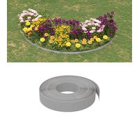 vidaXL Bordature da Giardino 3 pz Grigie 10 m 10 cm in Polietilene