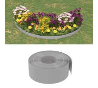 vidaXL Bordature da Giardino 4 pz Grigie 10 m 20 cm in Polietilene