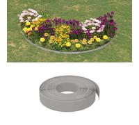 vidaXL Bordature da Giardino 5 pz Grigie 10 m 10 cm in Polietilene