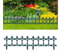vidaXL Bordature per Prato 16 pz Verde 10 m in PP