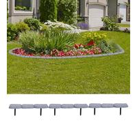 vidaXL Bordature per Prato con Pali 30 pz in PP