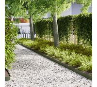 vidaXL Bordi da Prato 50 pcs Verde Oliva 100x0.5x15 cm Plastica