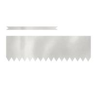vidaXL Bordi per Prato 10 Pezzi 100x0.5x30 cm Acciaio Inox