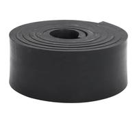 vidaXL Bordo in Gomma per Spazzaneve Nero 250x8x1 cm