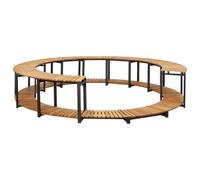 vidaXL Bordo per Spa 273x53 cm in Legno Massello d'Acacia