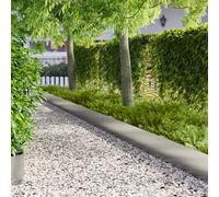 vidaXL Bordura per Prato 20 pcs metallo, Bordatura in Acciaio Moderna, Resistente alle Intemperie, Decorazione per Giardino, Accessorio per Esterni