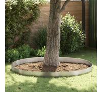 vidaXL Bordature da Giardino in Acciaio Inossidabile 450 x 20 cm - Set di 4, Argento, Resistente e Impermeabile per Giardini, terrazzi e patii. Facile da Montare con Martello, Forbice e Barriere, OT