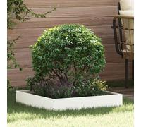 vidaXL Bordura per Prato 6 pcs Bianco 60 x 60 x 13 cm Acciaio