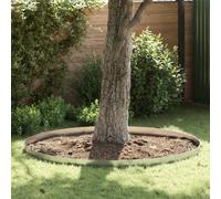 vidaXL Bordo per Giardino in Acciaio Zincato 450 x 15 cm - Barriera Esterno Resistente, Facile da Montare con Martello e Forbici, Resistente alle Intemperie, Ideale per Giardini, Terrazze e Cancelli