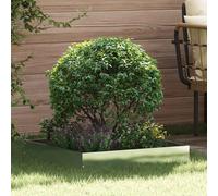 vidaXL Bordura per Prato Argento 60 x 60 x 13 cm Acciaio inossidabile