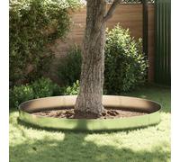 vidaXL Bordi da giardino, 10 pezzi, 25 x 100 cm, in acciaio zincato flessibile