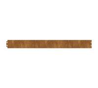 vidaXL Bordure per Prato 10 pz 10x103 cm Flessibili in Acciaio Corten