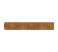vidaXL Bordure per Prato 10 pz 15x103 cm Flessibili in Acciaio Corten
