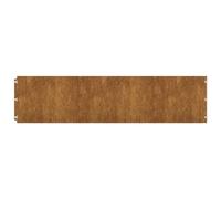 vidaXL Bordure per Prato 10 pz 25x103 cm Flessibili in Acciaio Corten