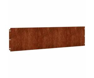 vidaXL Bordure per Prato 10 pz 25x103 cm Flessibili in Acciaio Corten, Bordi per Giardini, Bordi per aiuole da Giardino, Bordi per paesaggi