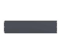 vidaXL Bordure per Prato 10 pz Antracite Acciaio Laminato a Freddo, Bordatura del Bordo del Giardino, Bordatura del Letto del Giardino, Bordo del Giardino