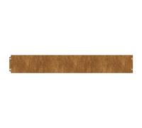vidaXL Bordure per Prato 50 pz 15x103 cm Flessibili in Acciaio Corten, Bordi per Giardini, Bordi per aiuole da Giardino, Bordi per paesaggi