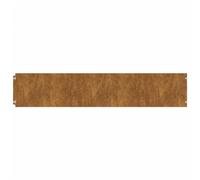 vidaXL Bordure per Prato 10 pz 20x103 cm Flessibili in Acciaio Corten