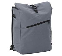 vidaXL Borsa per biciclette Grigio 33 x 16 x 60 cm Poliestere