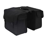 vidaXL Borsa per biciclette Nero 18.5 x 40 x 35 cm Poliestere