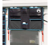 vidaXL Borsa per Stoccaggio Nero e Blu 98 x 47 cm Oxford