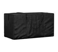 vidaXL Borsa Porta Cuscini da Giardino Nera 150x75x75 cm Polietilene