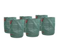 vidaXL Borse per Raccolta Rifiuti Verdi da Giardino | capacità Durevole da 300L Design Leggero Pieghevole Resistente all'Acqua e ai Raggi UV Ideale per la Gestione del Giardinaggio Borse Cilindriche