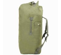 vidaXL Borsone da Viaggio Stile Militare 85 L Verde Oliva