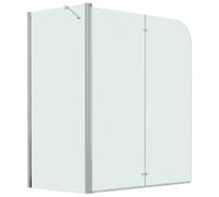vidaXL Box Doccia Pieghevole a Libro in ESG 120x68x130 cm