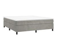 VIDAXL - Giroletto Grigio Chiaro 180x200 cm in Velluto - SPEDIZIONE GRATUITA