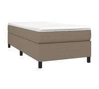 VIDAXL - Giroletto a Molle Tortora 80x200 cm in Tessuto