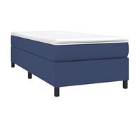 vidaXL Boxspring bed 90x190 cm stof blauw