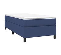 vidaXL Giroletto a Molle Blu 90x200 cm in Tessuto