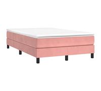 vidaXL Struttura Letto a Rete a Molle Rosa 120x200 cm in Velluto