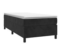 vidaXL Giroletto a Molle Nero 80x200 cm in Velluto