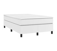 vidaXL Struttura Letto a Rete a Molle Bianco 120x200 cm in Similpelle