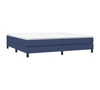 vidaXL Struttura Letto a Rete a Molle Blu 200x200 cm in Tessuto