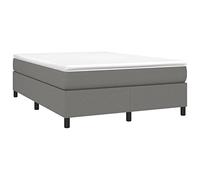 vidaXL Struttura Letto a Rete a Molle Grigio Scuro 140x200 cm Tessuto