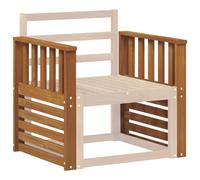 vidaXL Braccioli 2 pezzi marrone 60 x 6 x 61 cm legno di ingegneria, bracciolo esterno, stile moderno, marrone, accessorio rettangolare solido per mobili da giardino e terrazza