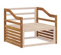 vidaXL Armleuningen 2 st Bruin 79 x 4 x 73 cm Massief Acaciahout