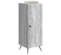 vidaXL Buffet Sonoma Grigio 33 x 34,5 x 90 cm Legno di ingegneria, Pratico ed elegante, Credenza rettangolare per migliorare i tuoi spazi abitativi