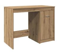 vidaXL Scrivania Rovere Artigianale 100x50x76 cm in Legno Multistrato da Ufficio
