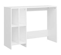 vidaXL Scrivania Bianca 102,5x35x75 cm in Legno Multistrato