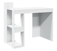 vidaXL Scrivania Ufficio Bianca 103,5x56,5x94 cm in Legno Multistrato, scrivania da Studio, scrivania da Lavoro, scrivania da Ufficio