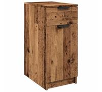 vidaXL Scrivania Legno Antico 33x50x75 cm in Truciolato, mobile scrivania da ufficio, scrivania con mobile, scrivania con schedario