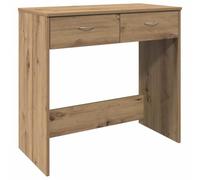 vidaXL Scrivania Rovere Artigianale 80x40x75 cm in Legno Multistrato, scrivania da Ufficio, scrivania da Computer, Tavolo da Ufficio